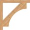 Ekena Millwork Westlake Block Smooth Bracket, Western Red Cedar, 3 1/2"W x 40"D x 40"H BKT04X40X40WTL05SWR - alternate 4